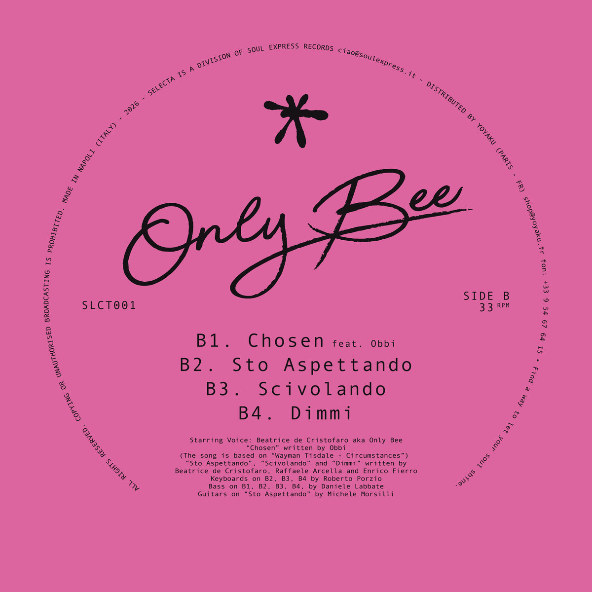 PRE-ORDER PROMO - SLCT001 Only Bee - Shipping from 02.10.26